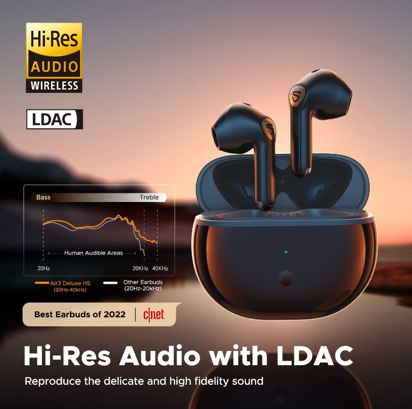 SoundPEATS Air3 Deluxe HS True Wireless Earbuds