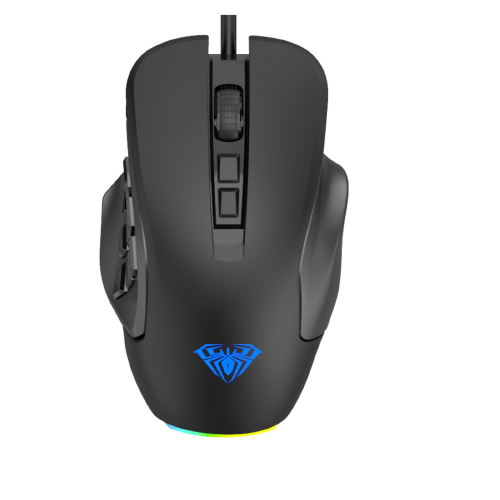AULA H510 Macro 14 Buttons Wired Gaming Mouse-IOSBD