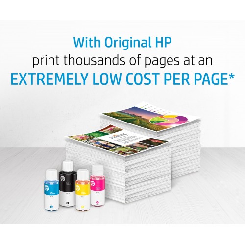 HP GT52 Cyan Original Ink Bottle-IOSBD