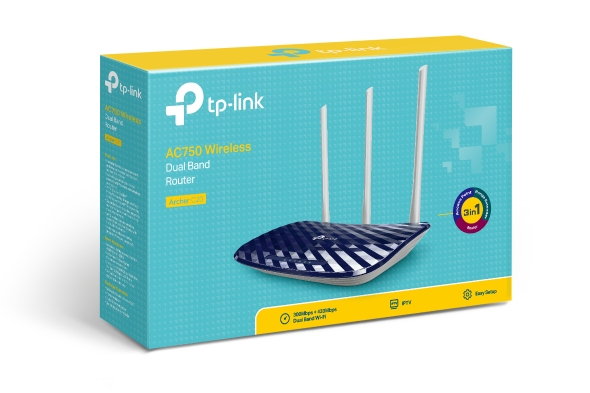 TP-Link Archer C20 AC750 Dual Band Router-IOSBD