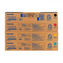 Toshiba T-FC425C-K Black Original Toner (Bundle With Full Set 4 PCS) iosbd