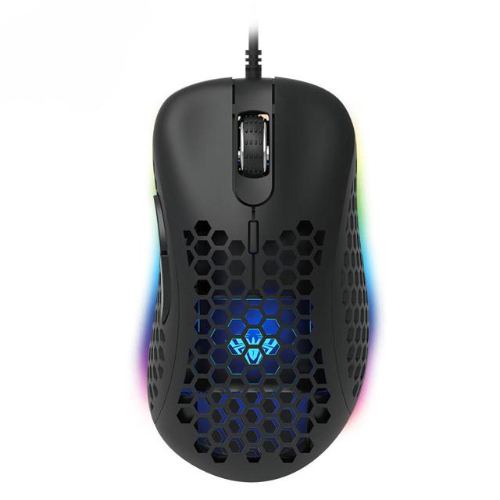 AULA F810 RGB Backlit Macro Ultralight Honeycomb Shell Wired Gaming Mouse-IOSBD
